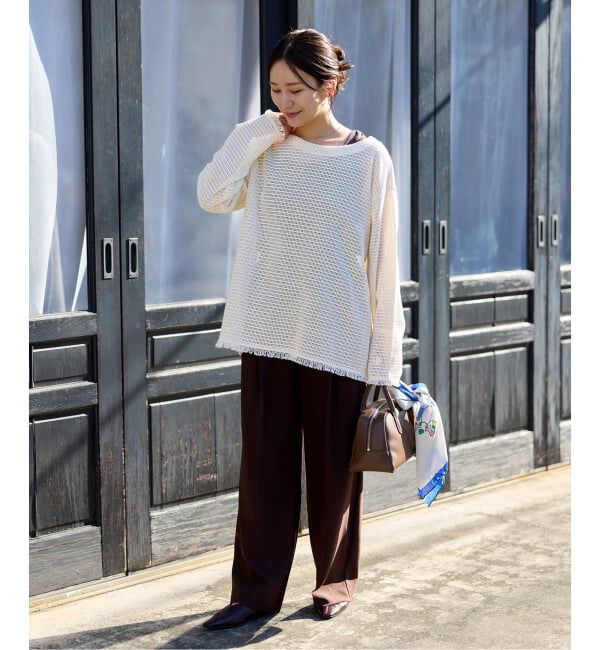 JOURNAL STANDARD「バスケットメッシュ ルーズブラウス」|シャツ・ブラウス|