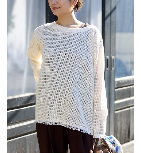 JOURNAL STANDARD「バスケットメッシュ ルーズブラウス」|シャツ・ブラウス|