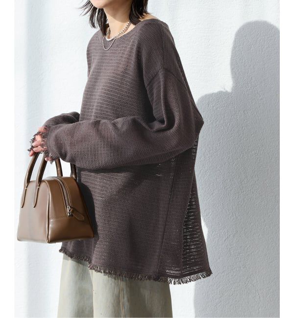 JOURNAL STANDARD「バスケットメッシュ ルーズブラウス」|シャツ・ブラウス|