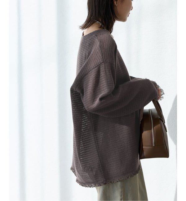 JOURNAL STANDARD「バスケットメッシュ ルーズブラウス」|シャツ・ブラウス|