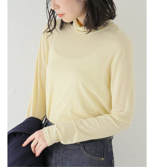 journal standard L'essage「タートルネックプルオーバー：カットソー」|Tシャツ・カットソー|イエロー