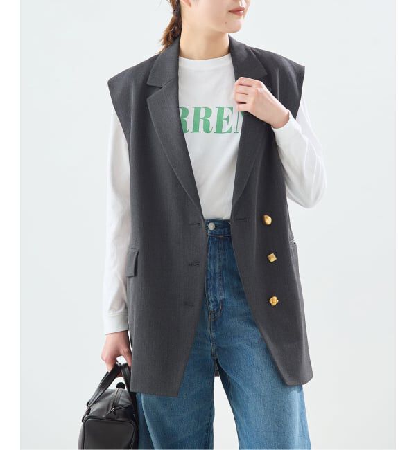 journal standard L'essage「《CURRENT》プリントロングスリーブTシャツ」|Tシャツ・カットソー|ホワイト