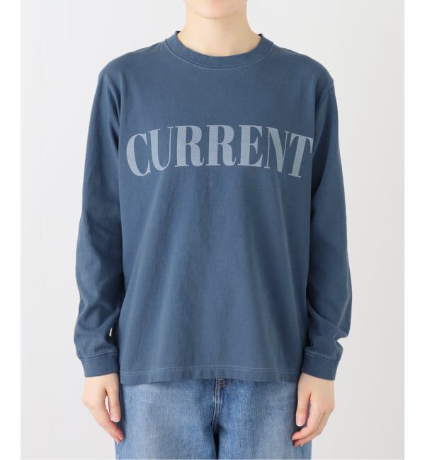 journal standard L'essage「《CURRENT》プリントロングスリーブTシャツ」|Tシャツ・カットソー|