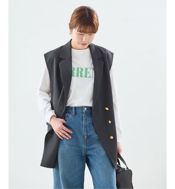 journal standard L'essage「《CURRENT》プリントロングスリーブTシャツ」|Tシャツ・カットソー|