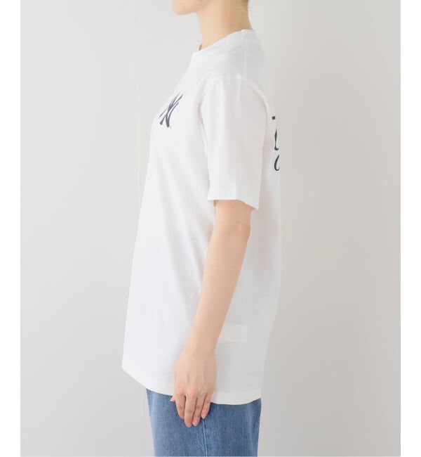 journal standard L'essage「【SPORTY&RICH/スポーティアンドリッチ】Yankees Curve T-Shirt：Tシャツ」|Tシャツ・カットソー|