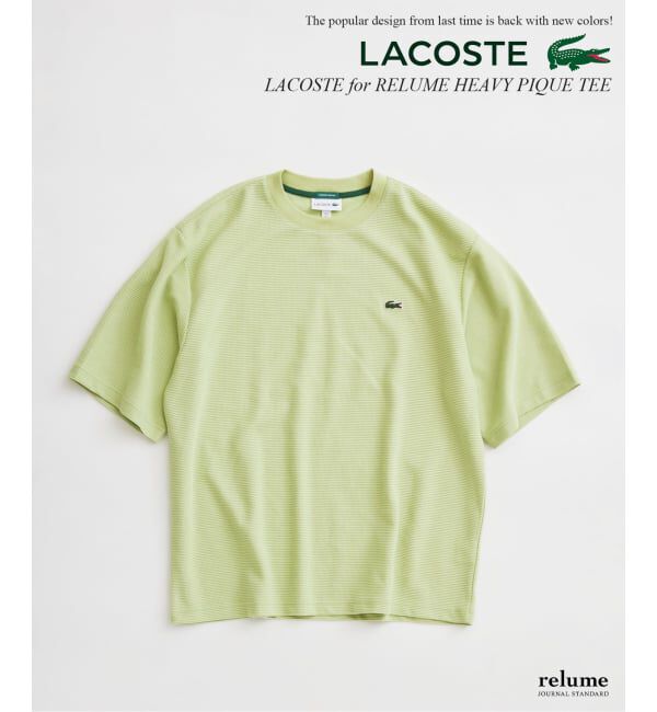 JOURNAL STANDARD relume「LACOSTE / ラコステ ヘビーピケ Tシャツ」|Tシャツ・カットソー|カーキ B