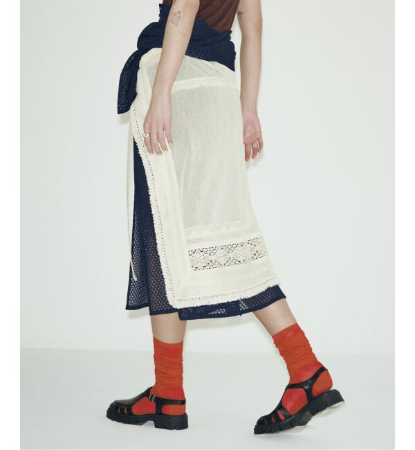 JOURNAL STANDARD「別注【MIKA KASAI】Lace Skirt」|スカート|ホワイト