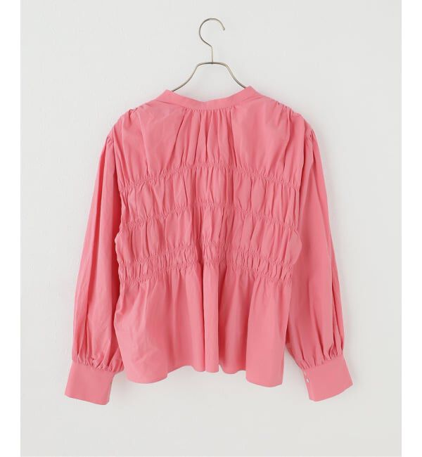 JOURNAL STANDARD「シャーリング2WAY無地ドットブラウス」|シャツ・ブラウス|