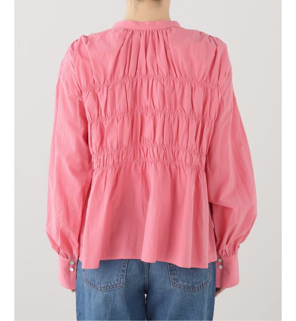 JOURNAL STANDARD「シャーリング2WAY無地ドットブラウス」|シャツ・ブラウス|