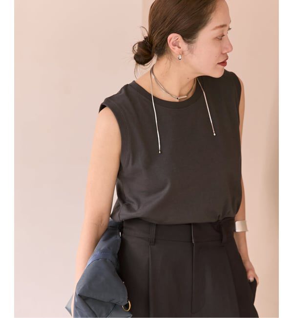 JOURNAL STANDARD「《予約》汗ジミ防止天竺ノースリーブ」|Tシャツ・カットソー|