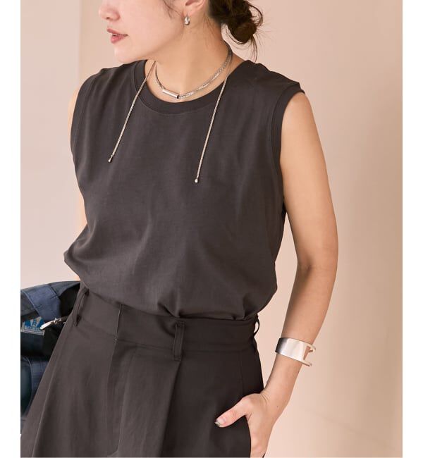 JOURNAL STANDARD「《予約》汗ジミ防止天竺ノースリーブ」|Tシャツ・カットソー|