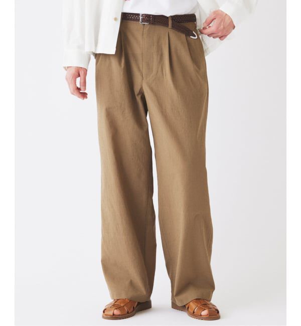 JOURNAL STANDARD relume「《予約》RIRANCHA(R)/ リランチェ シアー ワイドスラックス」|スラックス|