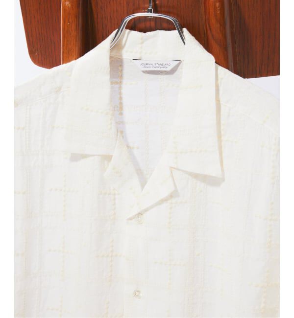 JOURNAL STANDARD「《予約》クロス エンブロイダリー 半袖 シャツ」|シャツ・ブラウス|
