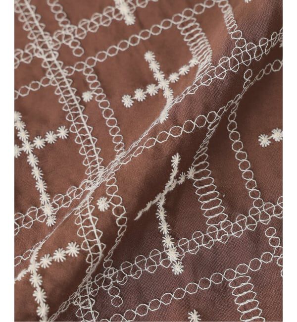 JOURNAL STANDARD「《予約》クロス エンブロイダリー 半袖 シャツ」|シャツ・ブラウス|