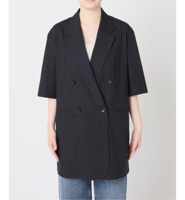 journal standard L'essage「《予約》バイオリネン オーバーサイズジャケット」|テーラードジャケット|