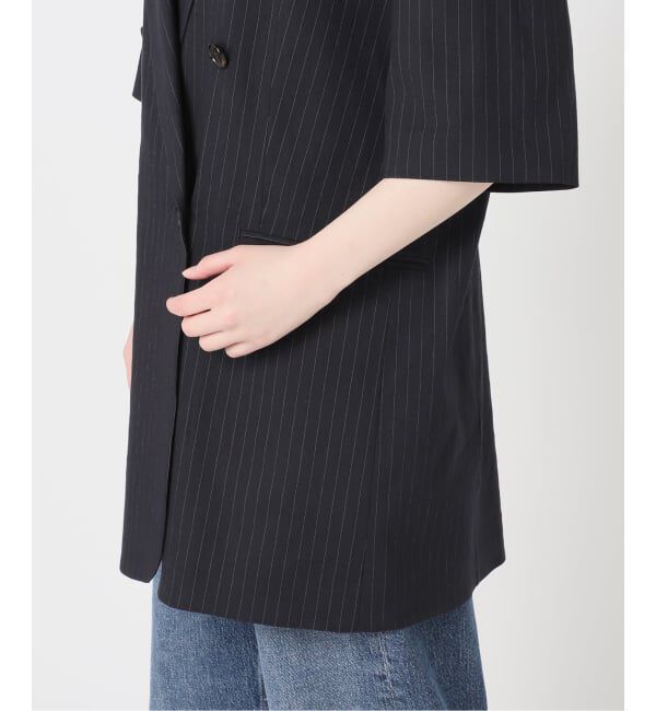 journal standard L'essage「《予約》バイオリネン オーバーサイズジャケット」|テーラードジャケット|