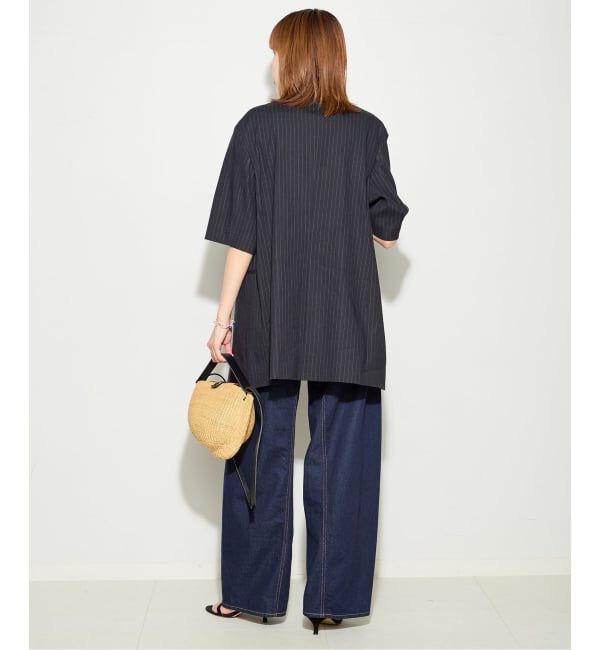 journal standard L'essage「《予約》バイオリネン オーバーサイズジャケット」|テーラードジャケット|