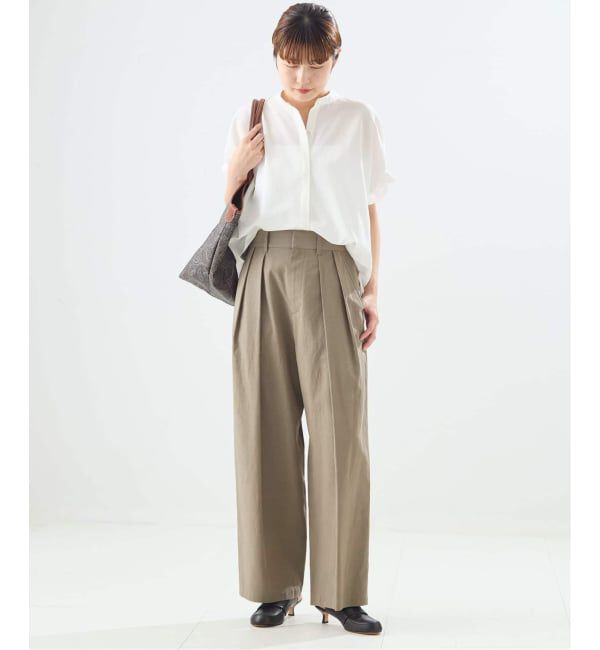 journal standard L'essage「《予約》DEVEAUX/ドットタックスリーブシャツ」|シャツ・ブラウス|