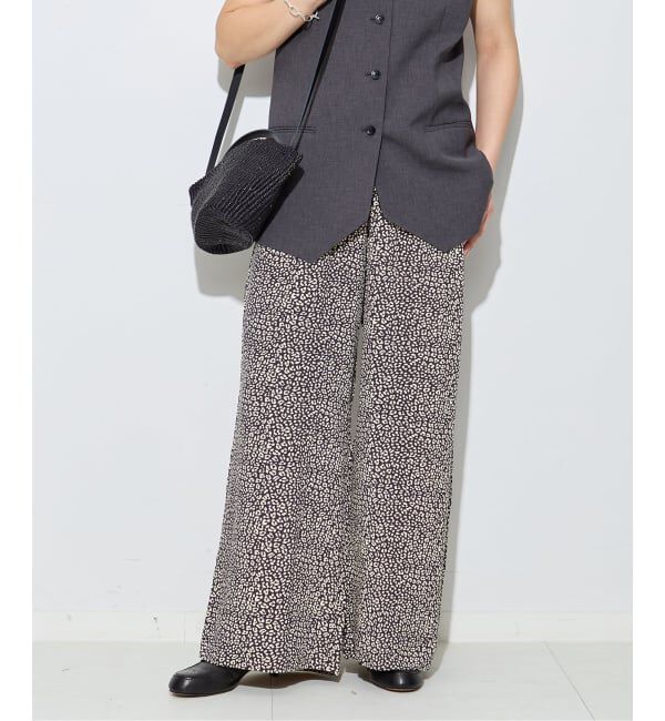 journal standard L'essage「《予約》別注【LUSANA / ルサーナ】CICI PANTS：パンツ」|その他|ブラック A