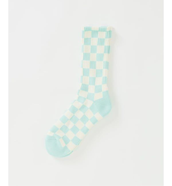 JOURNAL STANDARD relume「チェッカーフラッグ ソックス」|ソックス|サックスブルー