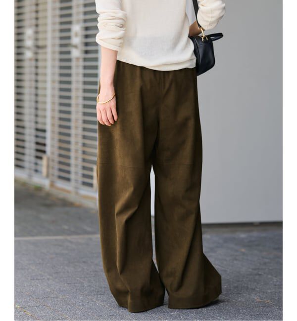 FRAMeWORK「フェイクスエードワイドパンツ」|その他|