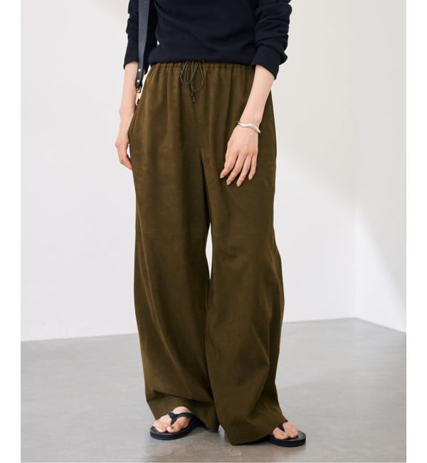 FRAMeWORK「フェイクスエードワイドパンツ」|その他|