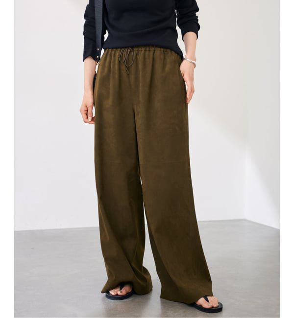 FRAMeWORK「フェイクスエードワイドパンツ」|その他|