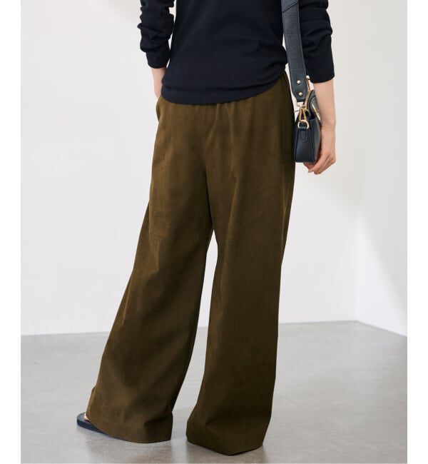 FRAMeWORK「フェイクスエードワイドパンツ」|その他|
