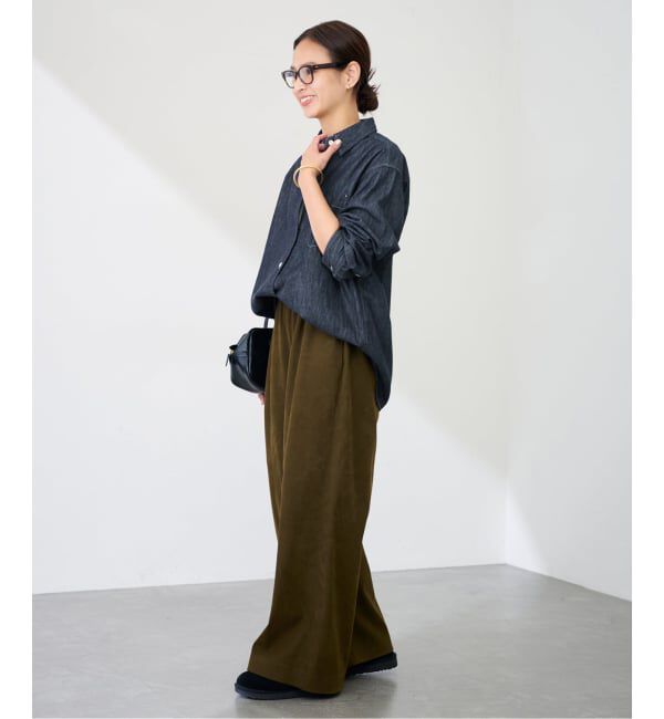 FRAMeWORK「フェイクスエードワイドパンツ」|その他|