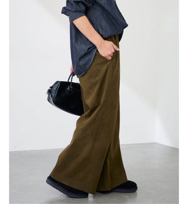 FRAMeWORK「フェイクスエードワイドパンツ」|その他|