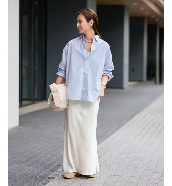 FRAMeWORK「≪追加≫シルキーキュプラバイアススカート」|スカート|