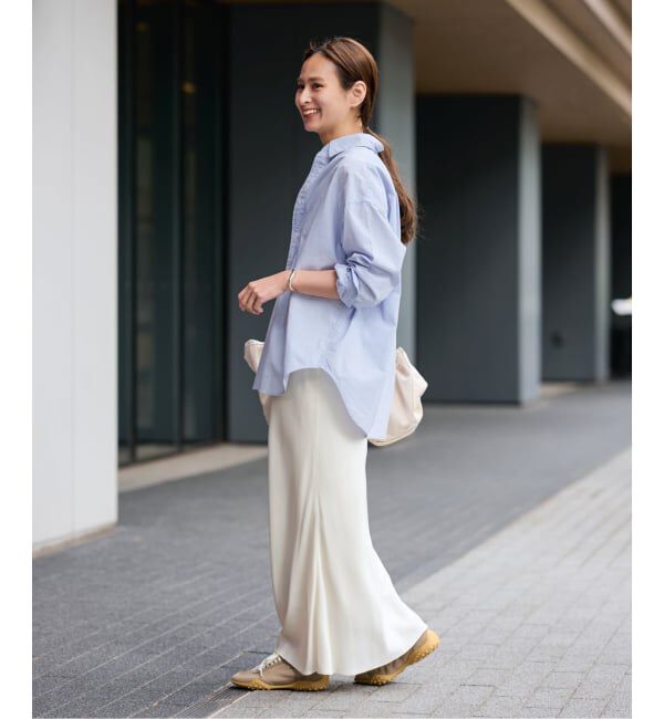 FRAMeWORK「≪追加≫シルキーキュプラバイアススカート」|スカート|