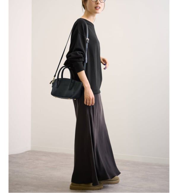 FRAMeWORK「≪追加≫シルキーキュプラバイアススカート」|スカート|