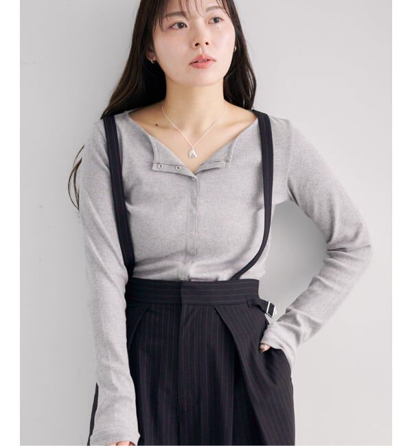 U by SPICK&SPAN「ベアテレコカットトップス」|Tシャツ・カットソー|