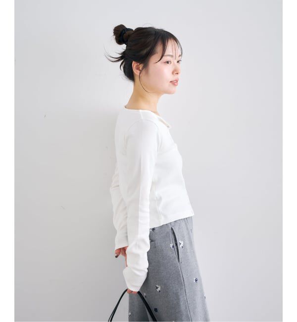 U by SPICK&SPAN「ベアテレコカットトップス」|Tシャツ・カットソー|