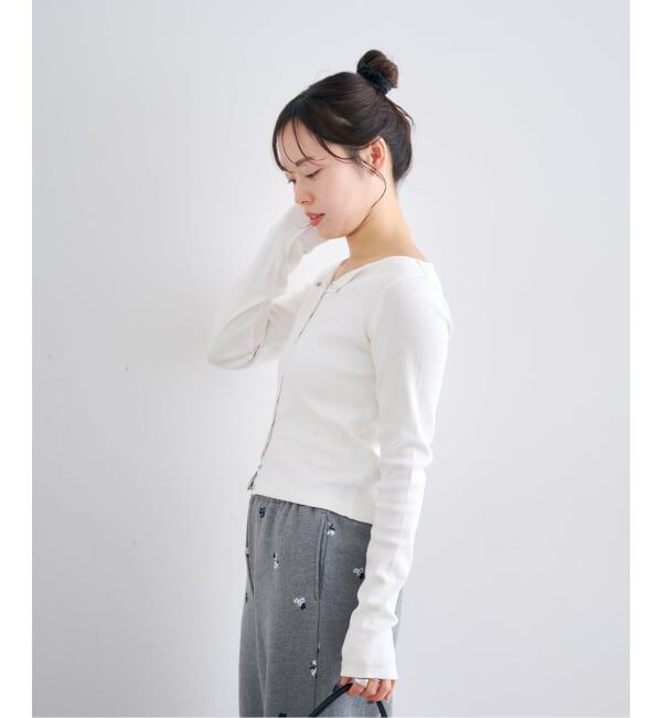 U by SPICK&SPAN「ベアテレコカットトップス」|Tシャツ・カットソー|