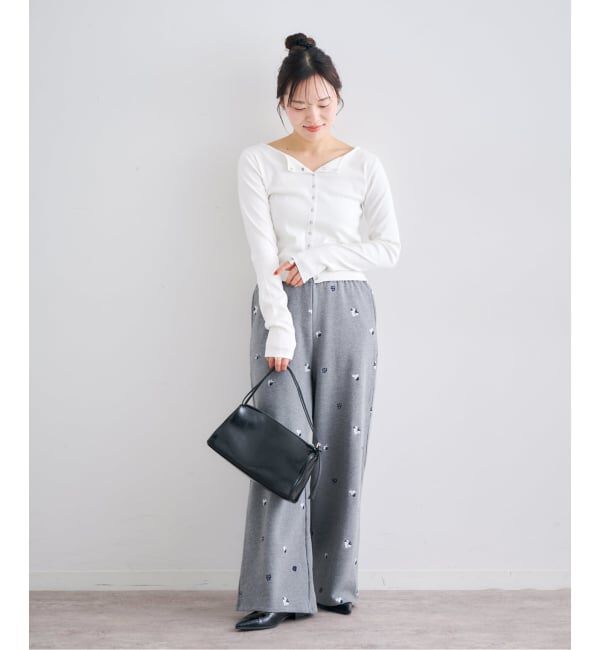 U by SPICK&SPAN「ベアテレコカットトップス」|Tシャツ・カットソー|