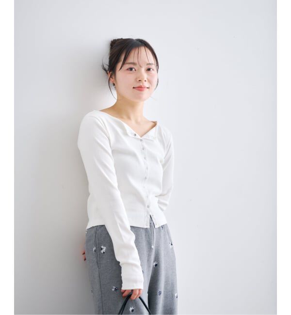 U by SPICK&SPAN「ベアテレコカットトップス」|Tシャツ・カットソー|