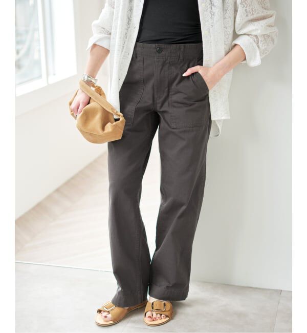 Spick and Span「《新色有り / 追加》ルーズベイカーパンツ」|カーゴ|