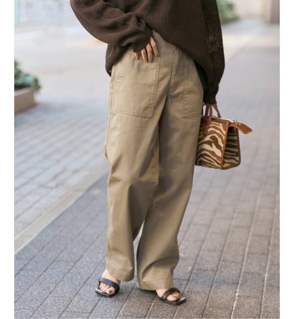 Spick and Span「《新色有り / 追加》ルーズベイカーパンツ」|カーゴ|