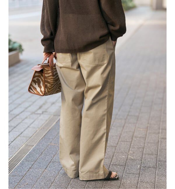 Spick and Span「《新色有り / 追加》ルーズベイカーパンツ」|カーゴ|