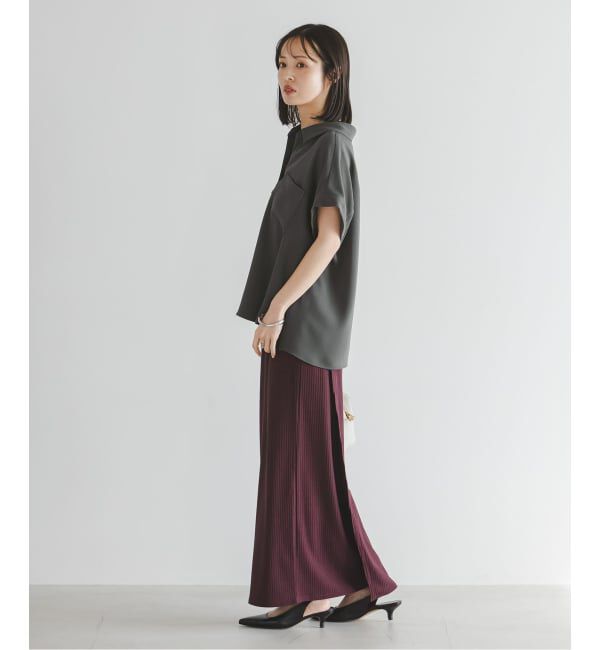 NOBLE「《予約》ワークディテールノースリブラウス」|シャツ・ブラウス|