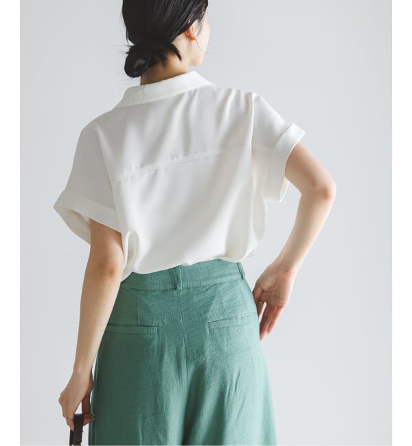 NOBLE「《予約》ワークディテールノースリブラウス」|シャツ・ブラウス|