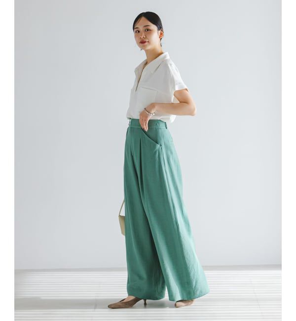 NOBLE「《予約》ワークディテールノースリブラウス」|シャツ・ブラウス|