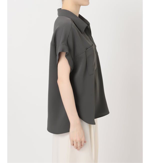 NOBLE「《予約》ワークディテールノースリブラウス」|シャツ・ブラウス|