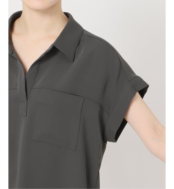 NOBLE「《予約》ワークディテールノースリブラウス」|シャツ・ブラウス|