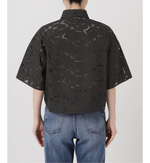 Spick and Span「TICCA / ティッカ 別注レース半袖シャツ*」|シャツ・ブラウス|