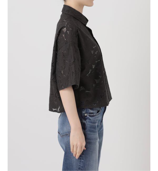 Spick and Span「TICCA / ティッカ 別注レース半袖シャツ*」|シャツ・ブラウス|