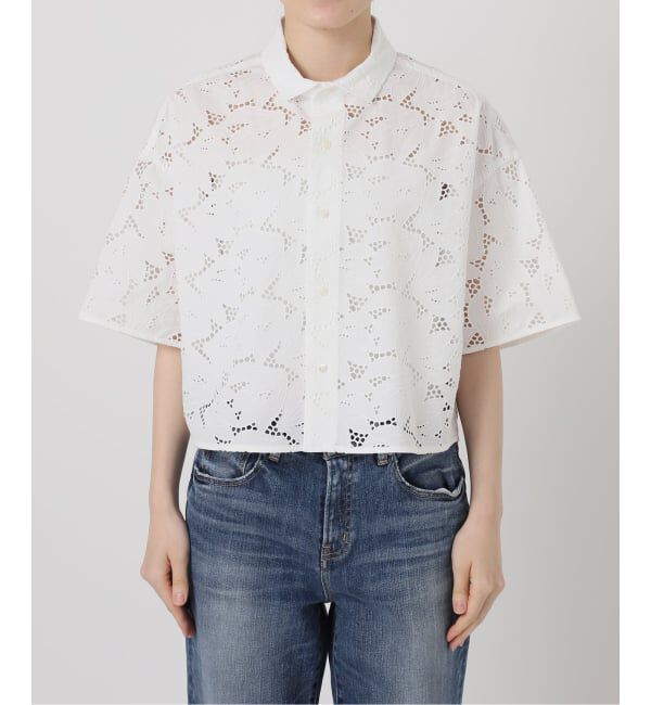 Spick and Span「TICCA / ティッカ 別注レース半袖シャツ*」|シャツ・ブラウス|