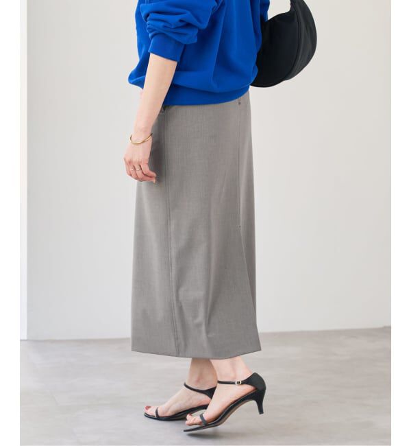 Spick and Span「ドライトロIラインスカート」|スカート|